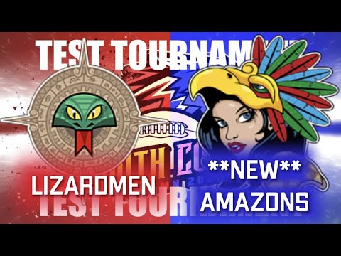 LIVE Blood Bowl 11s - *NEW* Amazons vs Lizardmen (Bonehead Podcast)