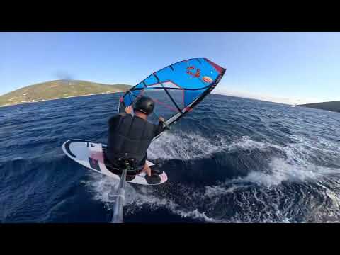 Windsurfing Lefkada - Working on the gybe