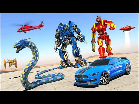 Future Robot Transform Snake Vs Super Car Robot Game - Android Gameplay