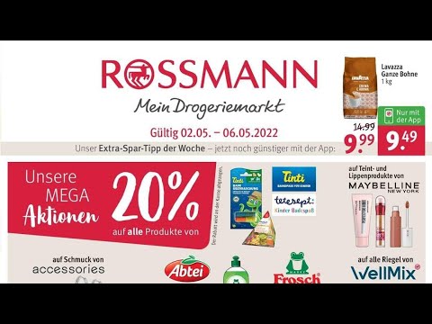 🛒 Rossmann Katalog Prospekt 2. bis 6. Mai 2022 - Neuigkeiten, Angebote Deutschland 🇩🇪
