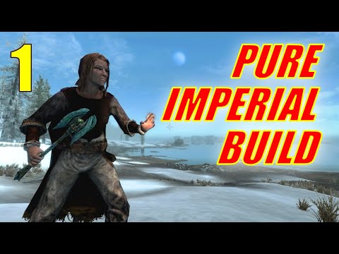 Skyrim PURE IMPERIAL SPELLSWORD Walkthrough NO SMITHING, NO ALCHEMY  Part 1, Use the Voice!