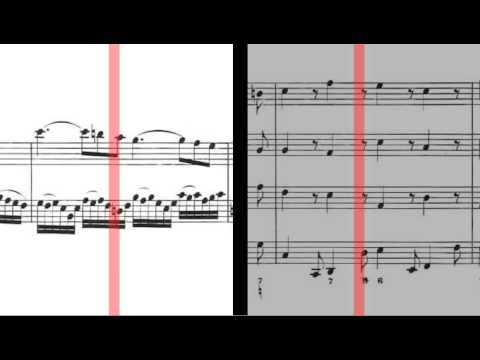 BWV 1043 - Concerto for 2 Violins in D Minor (Scrolling)