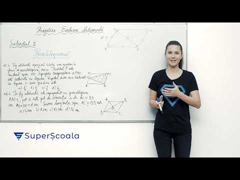 Paralelogramul - Pregătire Evaluarea Națională - Subiectul 2