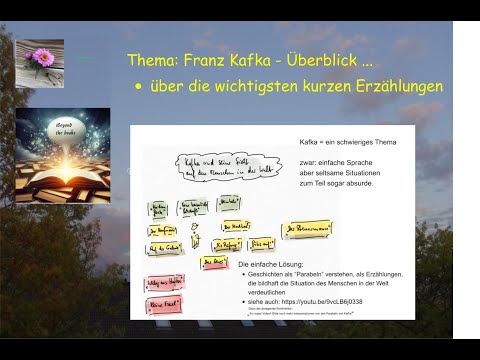 Kafka: Die wichtigsten kurzen Erzählungen (Parabeln) - so entwickelt man schnell Verständnis :-)