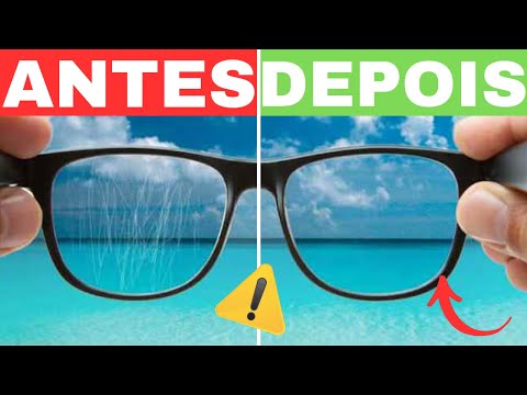 Como limpar óculos | TRUQUES CASEIROS PARA TIRAR ARRANHÕES E LIMPAR SEUS ÓCULOS