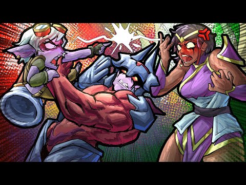 PLAYING WITH DRUTUTT WHILE HE RAGES AT HIS ADC!