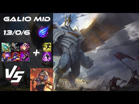 MID Galio vs Qiyana - EU Grandmaster Patch 25.S2.7