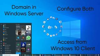 Download the video "Create a Domain in Windows Server 2025 and Connect a Windows 10 Client | Full Configuration"