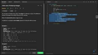 YouTube video '[ LeetCode 2104 ] Sum of Subarray Ranges | Coding | Python'