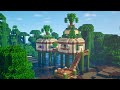 Minecraft | How to Build a Jungle House | Jungle Base Tutorial
