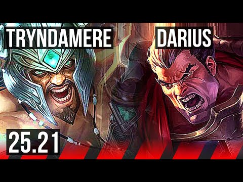 TRYNDAMERE vs DARIUS (TOP) | 6/1/1, Dominating | KR Master | 25.21