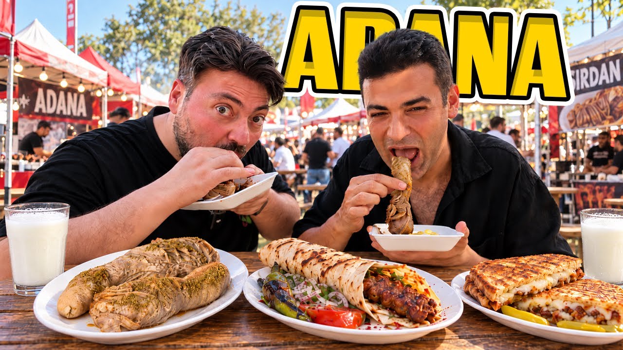 ADANA'DA FESTİVALDE TÜM SOKAK LEZZETLERİNİ YEDİK! @hataysandikici
