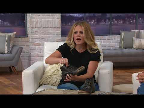 Naot Leather Ankle Boots w/ Buckle Detail - Calima on QVC