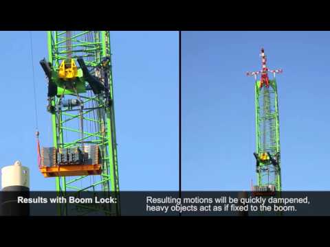 Test of Boom Lock System from High Wind