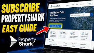 How to subscribe with PropertyShark for research on taxes and ownership - Easy Tutorial