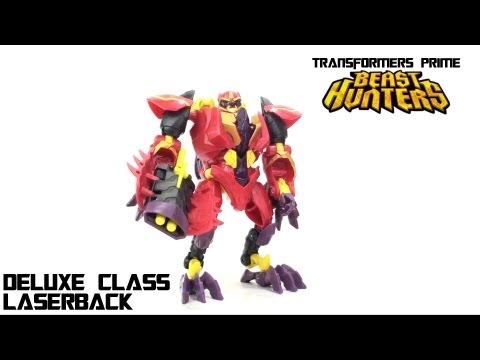 Video Review of the Transformers Prime: Beast Hunters Lazerback