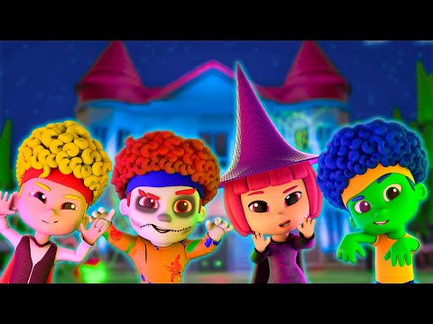 Trick or Treat! It’s Halloween Night | D Billions Kids Songs