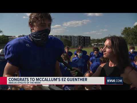 Abacus Athlete of the Week: McCallum High School’s EZ Guenther