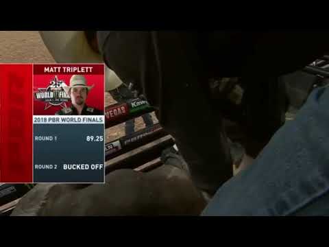 Matt Triplet rides Red Bandana for 86 points (PBR)