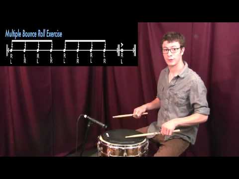 Multiple Bounce and Triple Stroke Rolls| Drum Tutorial