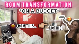 Budget Girls Room Makeover | DIY Bedroom Transformation Idea | wall panelling kit B&Q