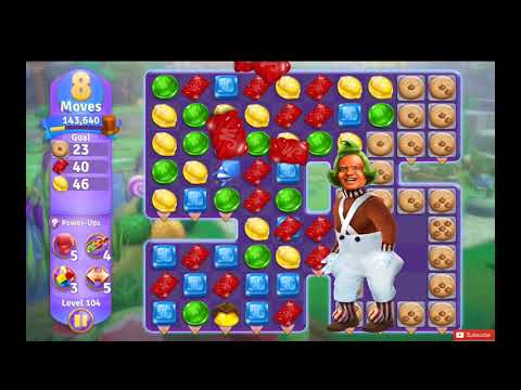 Wonka's World of Candy Level 104 NO BOOSTERS - A S GAMING