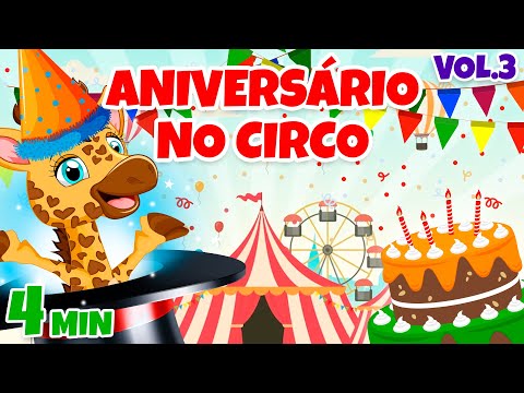 Aniversário no Circo Vol. 3 - Giramille 4 min | Desenho Animado Musical