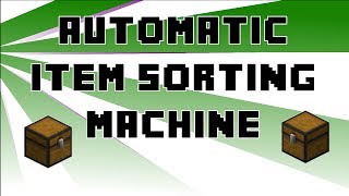 MINECRAFT FARMS 1.8 READY - Fully Automatic Item Sorter and Auto Smelter