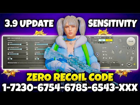 🔥Bgmi sensitivity settings 2025 🥵 | Bgmi best sensitivity settings 😱| Zero recoil sensitivity bgmi.