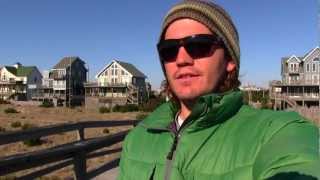 preview picture of video 'Hatteras Island Beach Report - 3.27.13 - Waves NC'