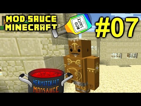Minecraft Mod Sauce Ep. 7 - Adventure Time & Tinkers !!! ( HermitCraft Modded Minecraft )