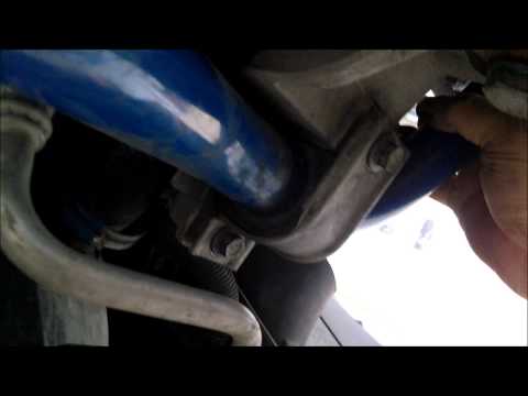 Corvette front sway bar service adjust install by froggy