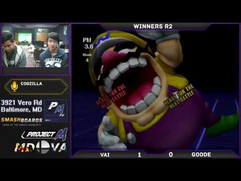 Project M @ Xanadu 12/05/16 Winners Bracket - Vai (Wario) vs Goode (Sonic)