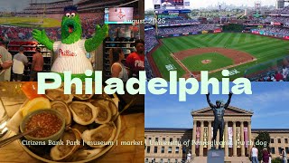 (vlog)フィラデルフィア🐸🔔|with my pup|phillies, museum, university of pennsylvania|Philadelphia