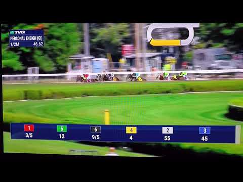 PERSONAL ENSIGN (G 1)STAKES $700K 8/25/18 - ABEL TASMAN !!!