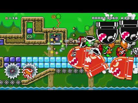 爆走2! !特攻隊長 ! ! Exciting runner2 ! by ☆ゆいと☆Z - Super Mario Maker 2 - No Commentary 1bw