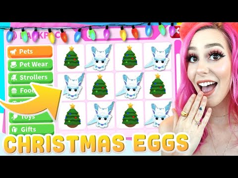 Can I Hatch The FROST FURY From The CHRISTMAS EGGS?! Roblox Adopt Me