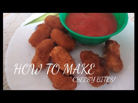HOW TO MAKE CHEESY BITES!