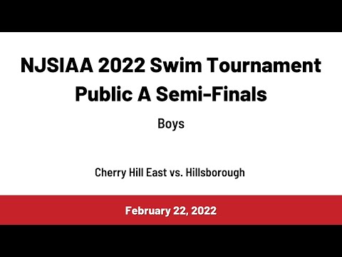 NJSIAA Swim Tournament Public A Semi Finals - Boys