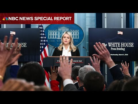 White House holds first press briefing since start of 'Operation Epic Fury'