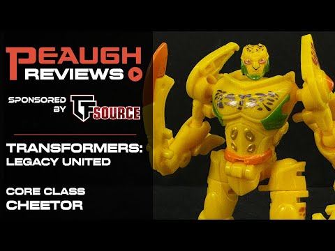 Video Review: Transformers Legacy United - Core Class CHEETOR