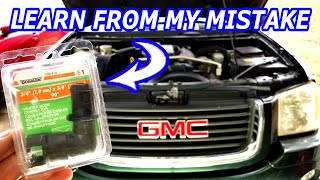 HOW TO REPLACE GMC ENVOY HEATER HOSE Quick Disconnect