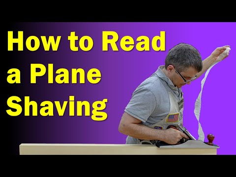 Hand Plane Basics - How to read the Shaving