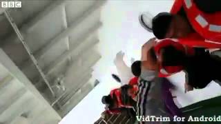 BBC News   S Korea ferry  Amateur video from aboard listing vessel