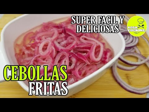 como hacer cebolla fritas /como freir cebolla/como hacer cebolla para mangu dominicano