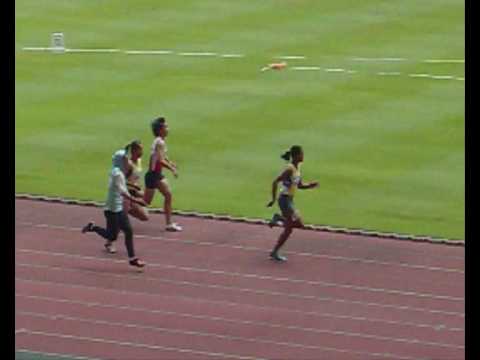 Women's 100m SF 2 - 86th MAAU National Open, Kuala Lumpur 2009
