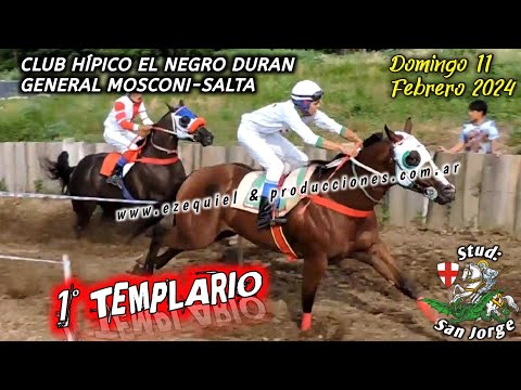 Club Hipico El Negro Duran General Mosconi-Salta Domingo 11 de Febrero del 2024 TEMPLARIO vs ÁFRICA