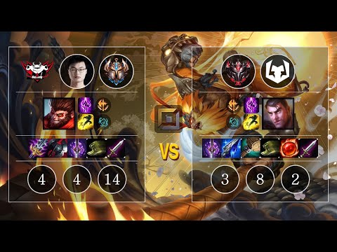 JDG 705 Wukong vs Blade Jayce Top - KR Challenger Patch 10.11