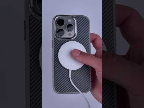 Чехол iPhone 16 Pro Max - карбоновая текстура, противоударный бампер, TPU with MagSafe. Carbon Black - фото 1 - id-p2858014107