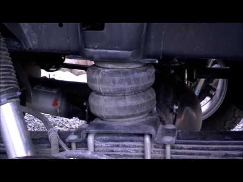 Firestone Air Bags on a Tundra - Ride-Rite Air Helper